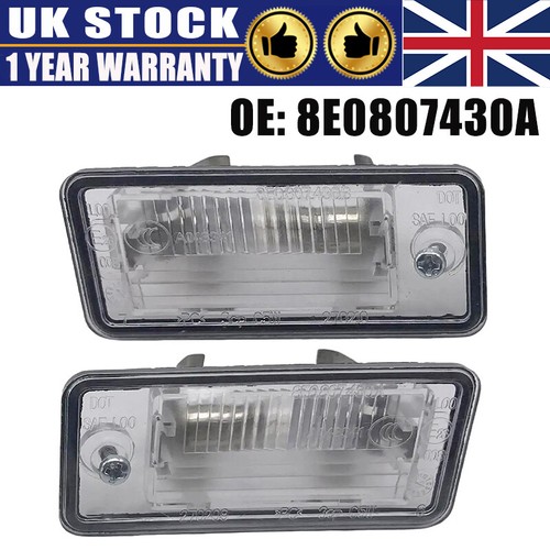 Number plate light lamp - l&r,