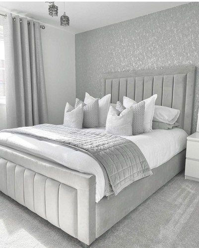 Panel border ottoman - bed, metal