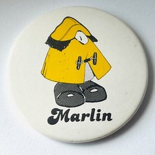 Marlin 'Little Nipper' Children's Waterproof Clothing Company Vintage Pin Badge