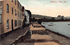 POSTCARD - DITTISHAM - THE QUAY - RIVER DART - DEVON - VALENTINES