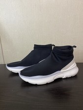 ZARA Black Fabric Hi Top Sock