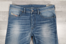 Mens Diesel BUSTER Stretch Regular Slim Tapered Blue Jeans W33 L31 Wash 0831D
