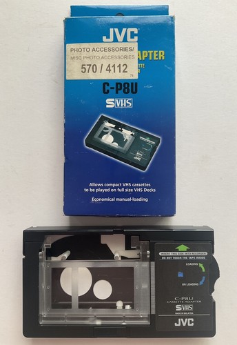 Jvc p8u vhs cassette - c-p8u, s-vhs