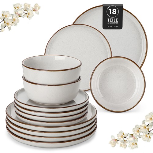 Vancasso piece grey - vancasso, 18-piece