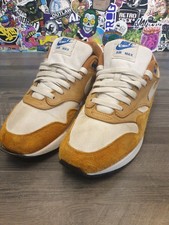 Nike Air Max 1 Premium Retro Curry Men's Trainers Brown UK 9 Rare