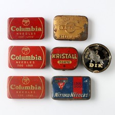 Vintage Gramophone Needle Tins