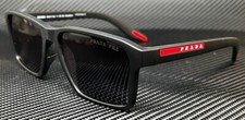 PRADA LINEA ROSSA PS 05YS DG002G Black Rubber Polarized Men's 58 mm Sunglasses