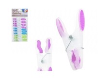 STRONG PLASTIC CLOTHES PEGS CLIPS PINE WASHING LINE AIRER DRY LINE HOME GARDENS