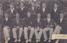 OLD PHOTO MEN SPORT CRICKET BLAZER FASHION SOCIAL HISTORY EE 23