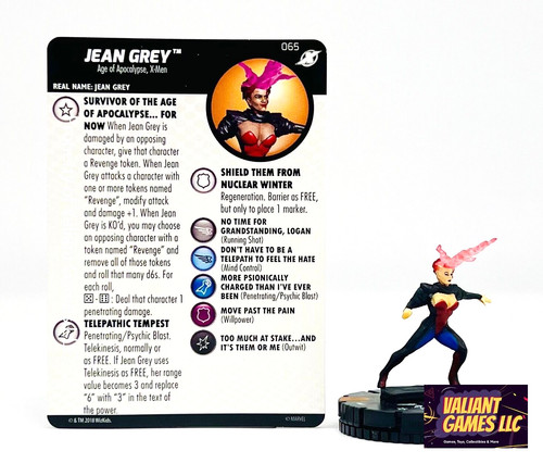 Marvel heroclix jean - grey, #065