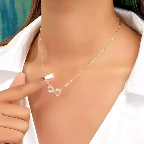 Rose gold necklace - necklace,