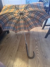 Vintage Burberry walking umbrella Early 90s Genuine