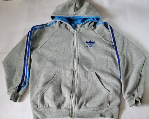 Nike grey and blue hoodie - and,