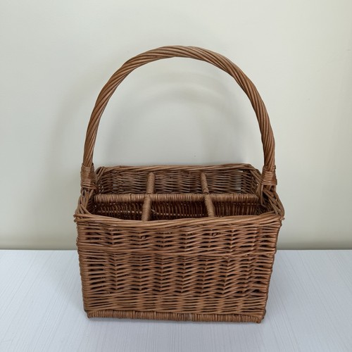 Vintage wicker bottle - vintage,