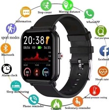 Smart Watch Men Women Fitness Tracker Blood Pressure Heart Rate Sport Watches