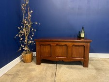 Vintage Oak Coffer Blanket Box
