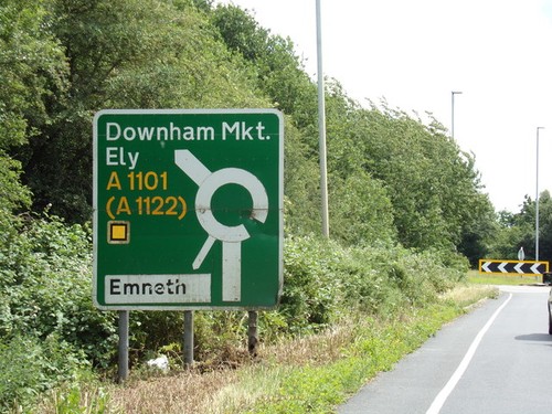 Photo 6x4 roadsign - on, the