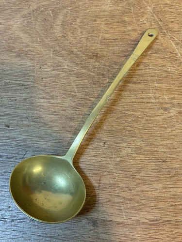 Vintage brass ladle 26cm long - brass,