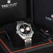 TAG Heuer Autavia Men's Chronograph Reverse Panda Watch CY2111 - Boxed & Papers