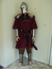 Quality Brown Leather Scabbard + Sword Belt Straps Medieval / Viking Sheath 71cm