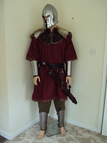 Quality brown leather scabbard - brown,