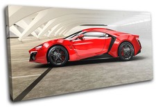 Lykan Hypersport Exotic Supercar Cars SINGLE CANVAS WALL ART Picture Print