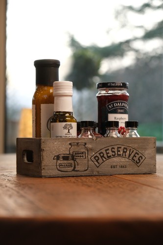 Wooden preserves condiment - wooden,