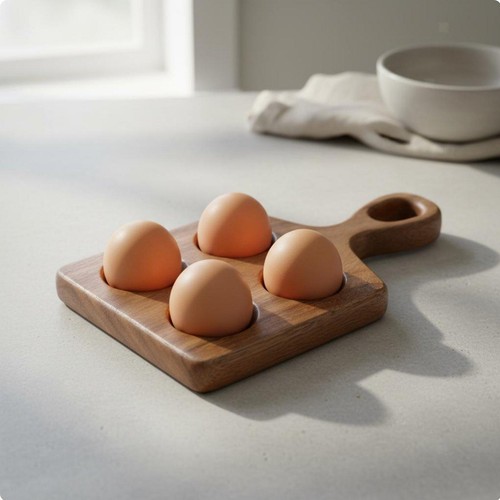 Wooden egg tray - egg,
