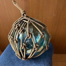 Vintage Japanese Blue Glass