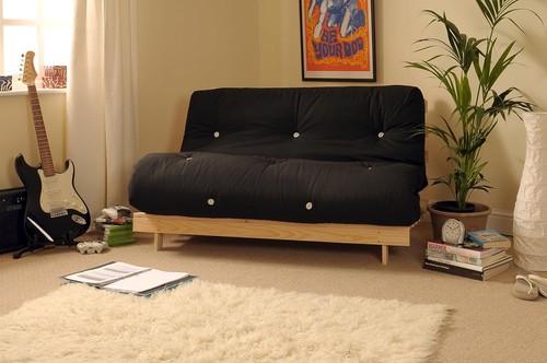 Black 4ft6 double - black, sofa