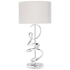 Sculptural Swirl Table Lamp