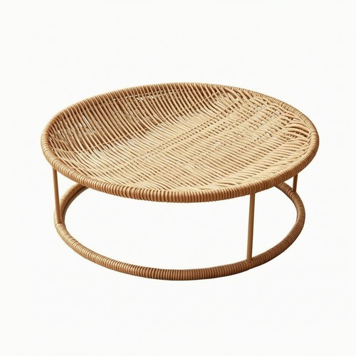 Round woven pet - round, resting