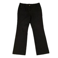 Black Straight Trousers  Size