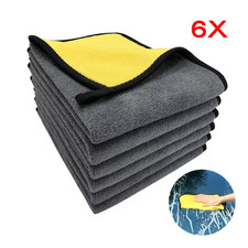 6 XL Super Absorbent Car Wash Microfiber Towel Cloth Car Cleaning towels Drying