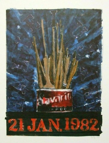 Jasper johns mounted vintage - johns,