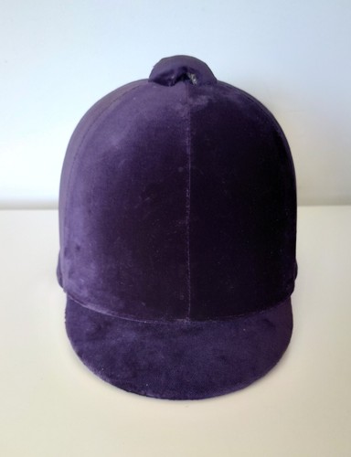 Velvet horse riding helmet - horse,