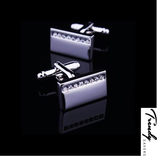 Men silver cufflinks gold - silver,