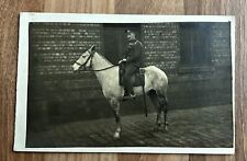 WW1 Photo Postcard. Cavalry Soldier On Grey Horse ?? Royal Horse Artillery