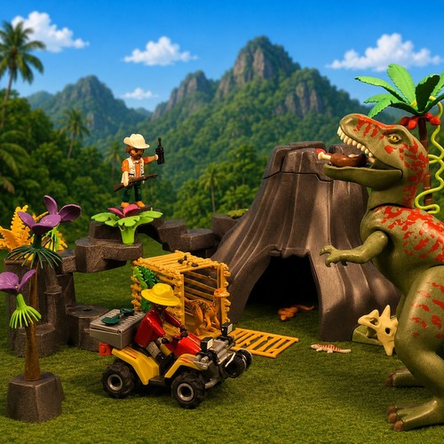Playmobil 70327 dino volcano - playmobil,