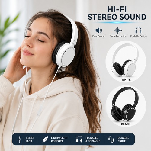 Wired headphone over - headphone,