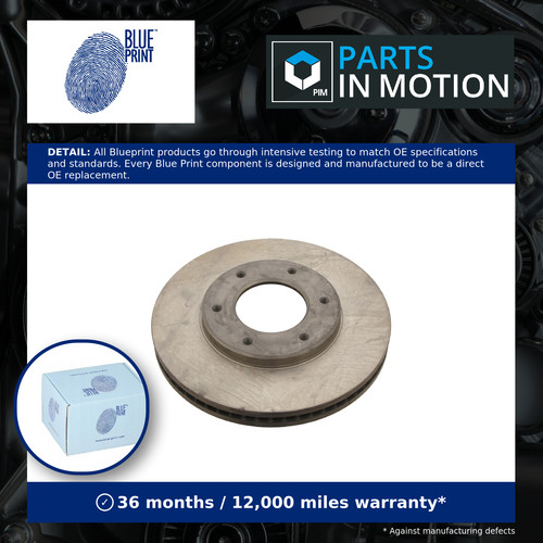 Brake discs pair - discs, vented