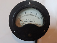 Vintage Ammeter - Moving Iron a.c. or d.c. 50A Anders Electronics
