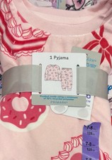 Cakes & Bows Velour Fleece Pyjama Set Girls Ages 7-15 Years