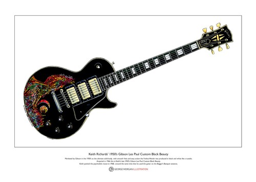 Keith richards gibson les - richards',