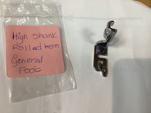 Roll hem foot - high, shank
