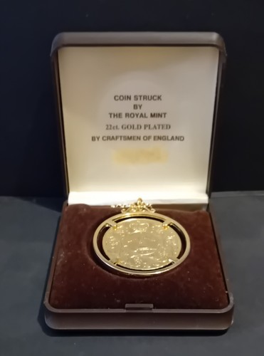1977 boxed 22ct gold plated - 1977,