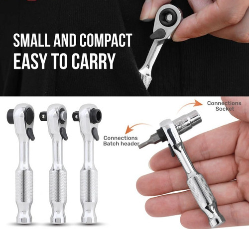 Tooth mini ratchet - ratchet, wrench