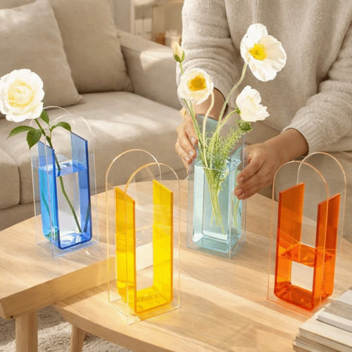 Modern acrylic vase - modern,