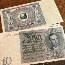 1945 Germany 3rd Reich 10 RM