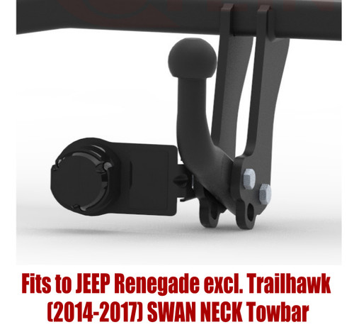Swan neck tow bar for - neck,